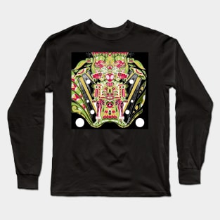 black hell extraterrestrial ecopop Long Sleeve T-Shirt